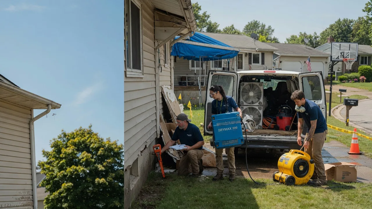 Ceiling Leak Cleanup in Kennerdell, PA near me